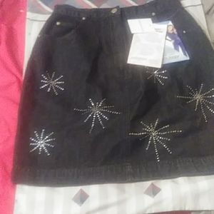 Jeanology mini skirt black 10